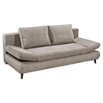 ED Exciting Design Sunny Schlafsofa – Webstoff (Grau/Beige), 212 × 88 × 101 cm, Bett