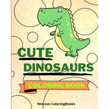 Cute Dinosaurs Coloring Book