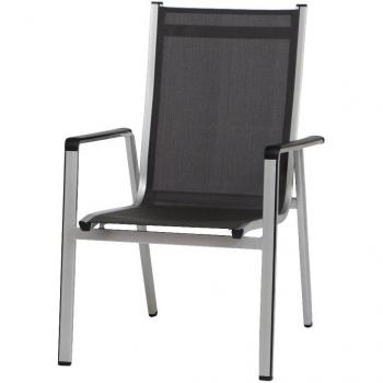 Stapelsessel Elements Aluminium silber