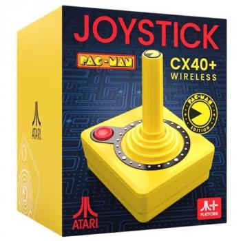 Mando Atari CX40+ Inalámbrico Pac-Man Amarillo