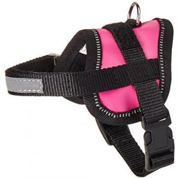 Arnés para Perros Pequeños Jaspeado Blanco y Negro Talla XS