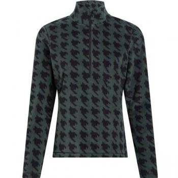 McKINLEY Damen Rolli Langarmshirt Dora II W AOP/GREEN DARK
