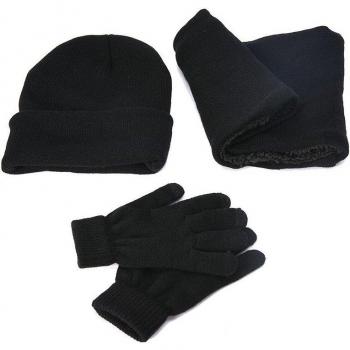 Sombrero Exterior con Accesorios: Gorro + Bufanda + Guante