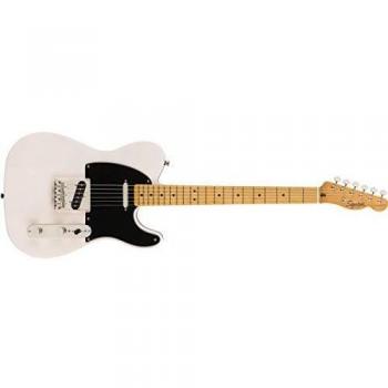 Squier Classic Vibe 50s Telecaster Electric Guitar, Maple, White Blonde