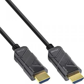 InLine HDMI AOC Kabel, 15m, Ultra High Speed, 8K4K, schwarz