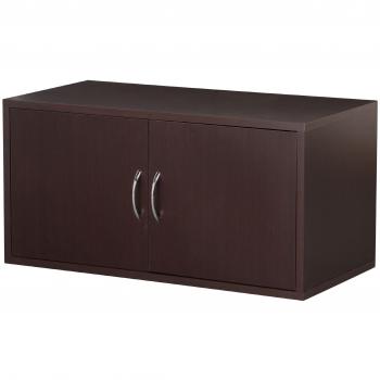 Two‑Door Espresso Cube Organizer 390609