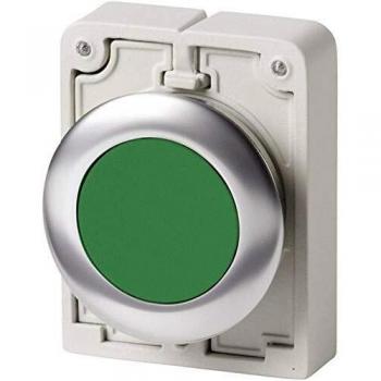 Eaton bouton pression plat rond chromé M30C-FD-G 182919 vert 1 pc