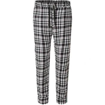 Men's Long Gray Plaid Golf Pants