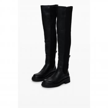 Desigual Stivale Alto in Nero
