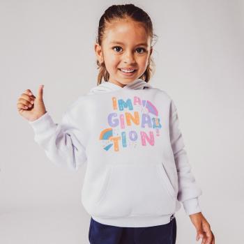 Sweatshirt Fille Blanc Taille 8 Up Basic