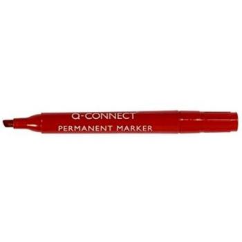 Q-Connect Permanent Marker Keilspitze 2-5mm rot