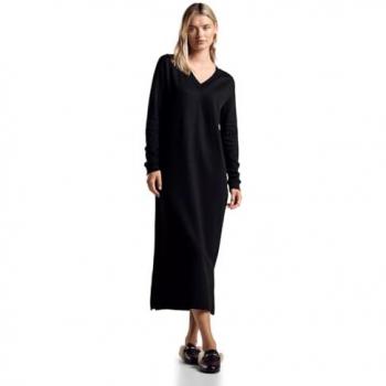 Elegantes Midi-Kleid von Street One in Schwarz
