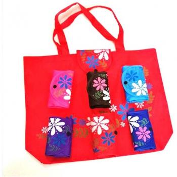 Tote Plegable Casual con Diseño Floral