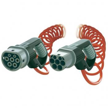 Spiral‑Ladekabel Typ 2, einphasen, mit Stecker (Phoenix Contact 1404563)