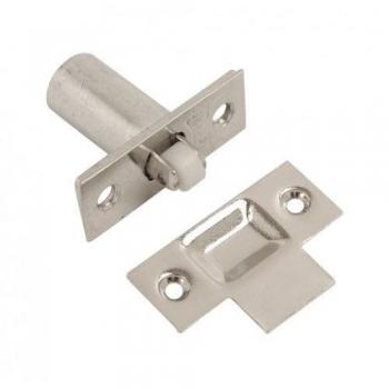 Nickel Finished Adjustable Roller Door Latch