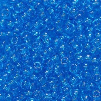 Böhmische Rocailles Ø 2,5 mm Azur – BRUNNEN 216105386 (Packung 5 × 20 g)