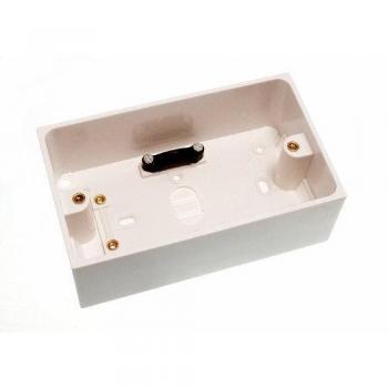 Surface Mount Double Gang Back Box 47mm