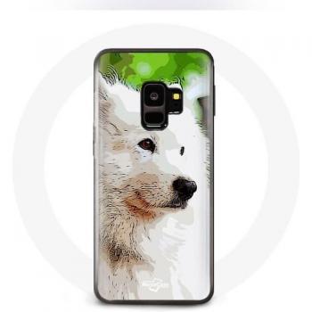 Samsung Galaxy S9 Plus White Samoyed Dog Cover
