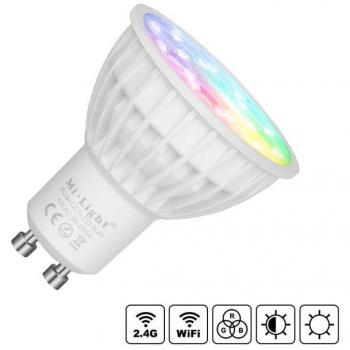 Bombilla LED regulable GU10 4W RGB+CCT