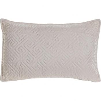 Cojín de Poliéster y Aluminio DKD Home Decor 60 x 10 x 40 cm Beige