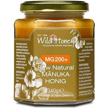 HONEYMANU – Natürlicher Manuka Honig MGO 200+, 340 g Glas, Originalqualität