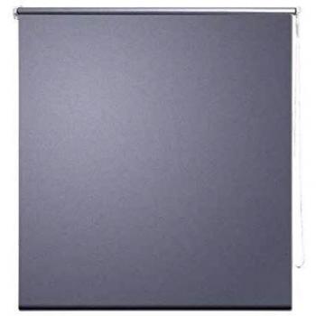 Grey Blackout Roller Blind 140 x 230 cm vidaXL