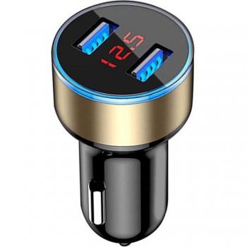 Cargador de coche USB iluminado, accesorios para Skoda Polo, Volkswagen, BMW E60, Peugeot 308, Kia Rio 4 y Toyota Corolla IX35