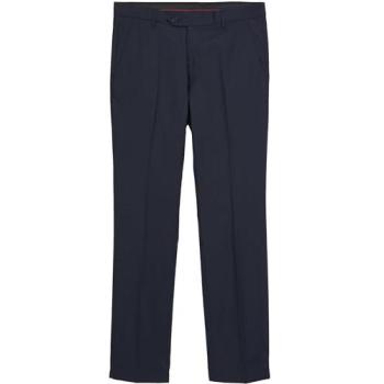 Next Navy Blue Tailored Fit Stretch Smart Trousers – Herrenmode
