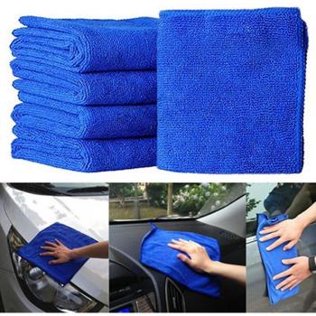 5Pcs Soft Microfiber Wash Cloths for Home and Car