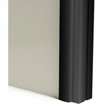 Poignée aluminium 19 mm Styldoor Homewell – Noir laqué, longueur 2,55 m