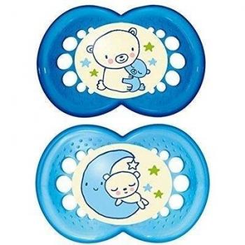 MAM CHUPETE LATEX NIGHT PACK DOBLE