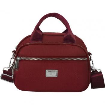 Bandolera Oxford Crema Mujer Portátil