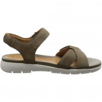 Clarks Damen Sandale Un Saffron: Sportlich-Elegant, Grün, 38 D EU