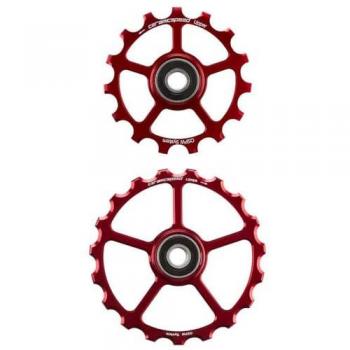 Rueda de roldán CeramicSpeed roja 15/19