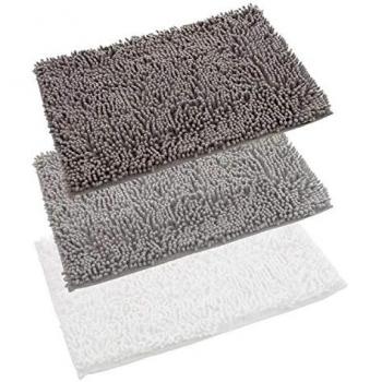 Trio Chenilla Almohadillas de Baño 40x60 cm