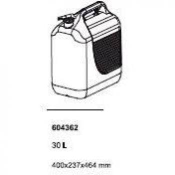 Bidon plastico alimentario con grifo 30 l