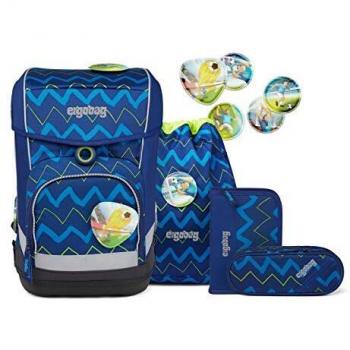 Ergobag Cubo Light Schulranzen-Set 5tlg. inkl. Klettie-Set