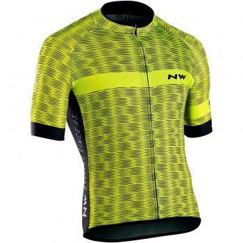 Northwave Blade Air 3 Fahrradtrikot kurz gelb/schwarz 2018: Größe: XL