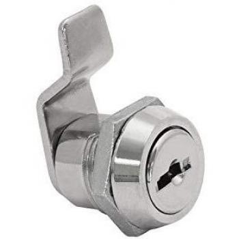 Ifam 111C Nickel Finish Lock with 30mm Curved Latch and Key Set