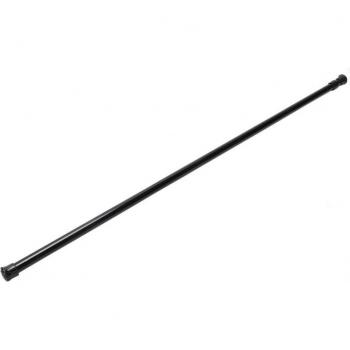 Adjustable Spring Loaded Curtain Rail, 70-120cm, Black
