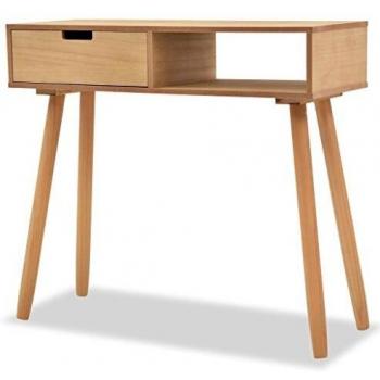 VidaXL Console Table 80x30x72 cm Solid Pinewood Brown