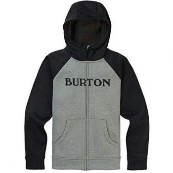 Grüner Heather Oak Fleece Shirt für Jungen (Burton), L