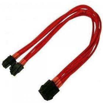 Nanoxia 900300020 Extensión de Cable EPS 8-Pin Rojo