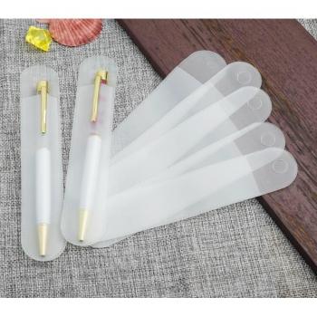 Sac à crayons transparent mat
