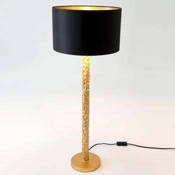 Lámpara de mesa redonda 79 cm Holländer negro/oro