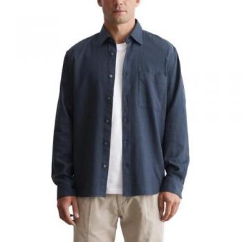 Marc O'Polo Hemd Vichy-Muster Dunkelblau S