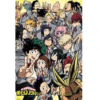 My Hero Academia Poster Schulkompilation 61 × 91,5 cm