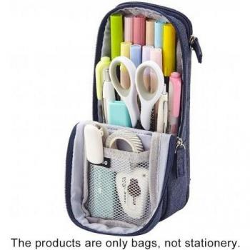 Estuche organizador para maquillaje y material escolar