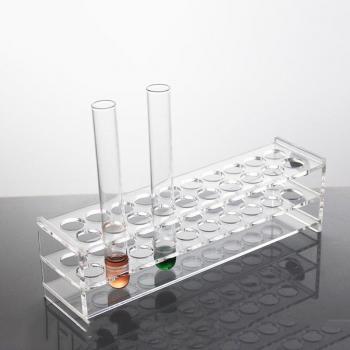 Acrylic Plexiglass Test Tube Rack 24 Holes for 15mm Tubes