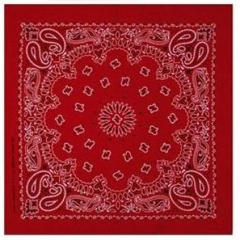 Trendsetzer: MasterDis Unisex Rot‑Bandana, Kopfband, One Size
